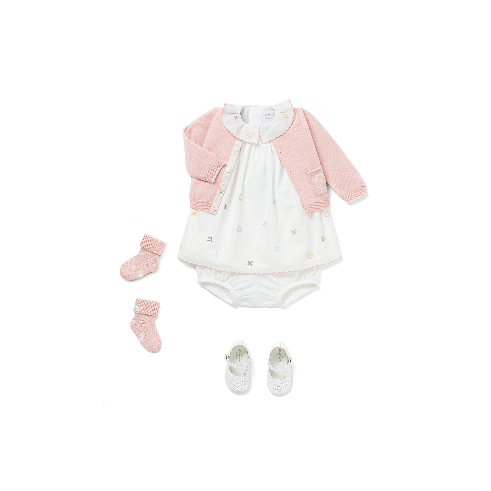 LOUIS VUITTON ルイヴィトン　ベビー ドレス Meli-Melo Embroidered Dress S00 - gifts - Gifts for Babies